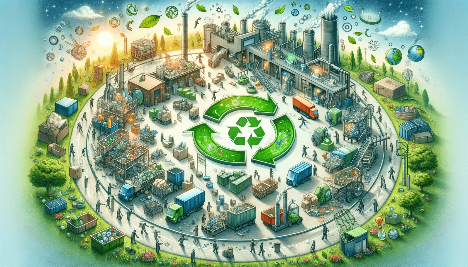 Circular economy in the field of recycling: